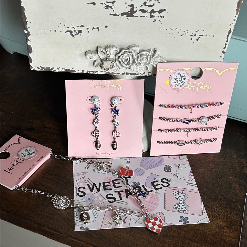 🏈Packed Party Football Game Time Jewelry Collection bundle 🏈